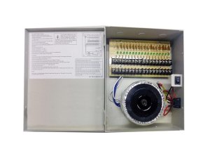 24V AC/18-Ch/20 A/PTC Fuse/Rating 2.3A/110V AC Input Power Supply