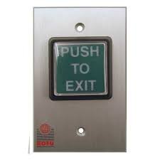 ROFU 2" SQUARE "PUSH TO EXIT" LED ILLUMI