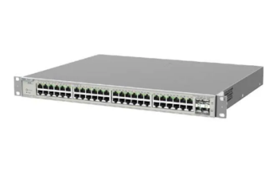 Reyee 48-Port GbE L3 Managed PoE+ 10G Switch, 8 x PoE++ GbE Ports