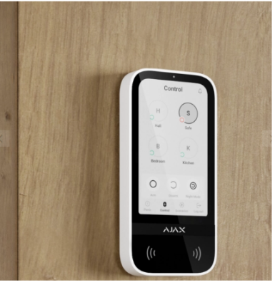 58473.148.WH3 || Ajax, KeyPad TouchScreen White