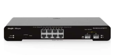 Reyee 8-Port GbE L2 Managed PoE+ Switch, 8 x GbE PoE+ Ports