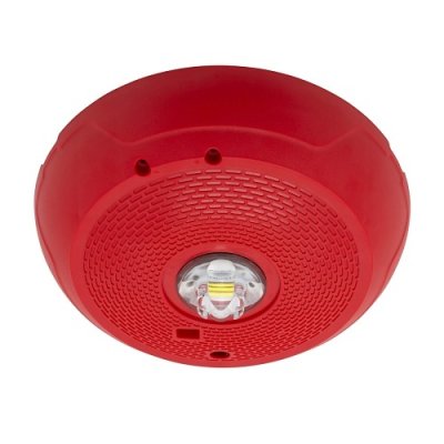 System Sensor SCRLED-P L Series Ceiling Mount Strobe with LED, Non-Label, Red