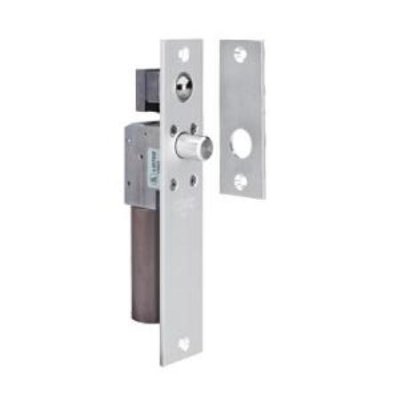1091AI-WDV Spacesaver Bolt Locks Faceplate for Wood Frames, Failsafe 12/24VDC, Clear Anodized Alu...