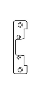 1604S-US32D Dynalock 1600 Electric Strikes, 1-1/4” x 4-7/8” Ansi Round Corner, Aluminum/Wood Fram...