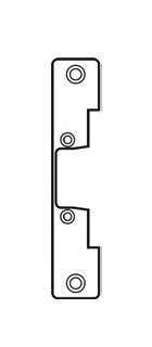 1605L-US32D Dynalock 1600 Electric Strikes, 1-1/8” x 5-7/8” Round Corner, Aluminum/Wood Frames, L...