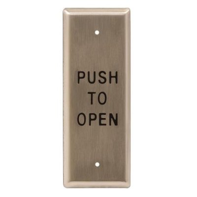 25/3-DP Camden All-Active Narrow Switch, 'Push to Open', Black Graphics, DPDT Switch Instead of S...