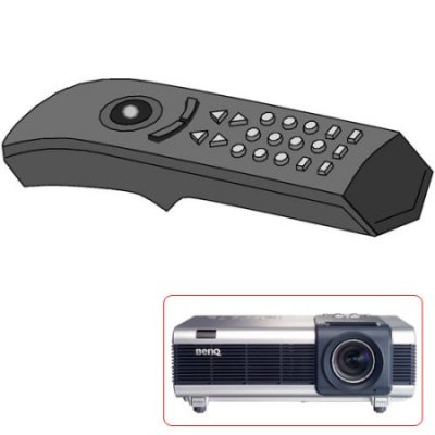 56.26J95.001 BenQ Projector Remote Replacement for PB8140, PB8240, PB8250, PB8260