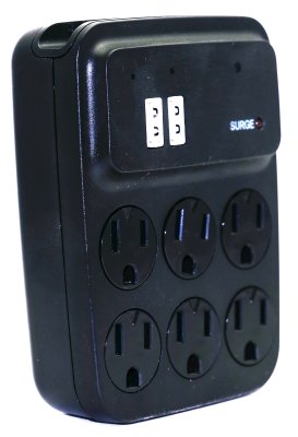 Bush Baby BB2Outlet 6-Outlet Power Adapter with VGA Covert Camera