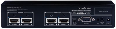 2IN-2OUT HDMI MATRIX SWITCHER