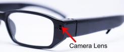 Glasses with 720p Covert Camera