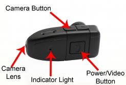 Bluetooth Earpiece with VGA Covert Camera