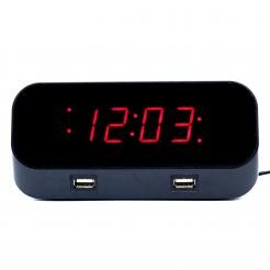 Bush Baby Alarm Clock with 1080p Covert Wi-Fi Camera