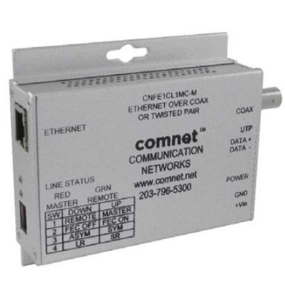 CNFE1CL1MC Media Converter, 1 Channel Ethernet to Copper or COAX, 10/100mbps