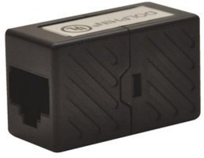 DC-IC5E2-B-10 Cat 5e In-Line Coupler, UTP (Black) 10 Pack Qty