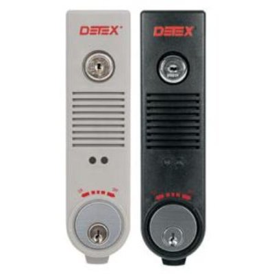 EAX-300MC65 Detex Door Propped Alarm With 9V Battery 15 Sec Dr P/Mode Standard Grey