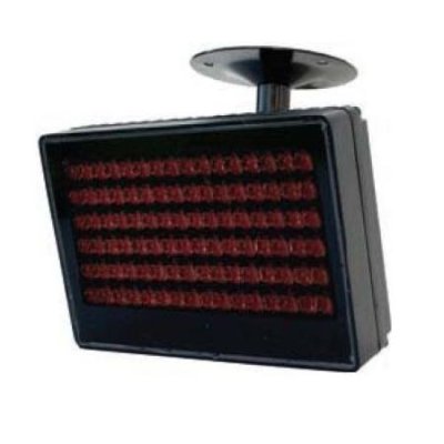 IR229-A10-24 Infra-red Illuminator, 850nm, 10 Degree Angle, Distance up to 229ft / 70m, Built-in ...