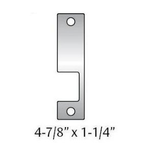 1006-12/24D-630-K-630-COMBO HES 1006 Series Electric Strike, Failsecure, 12/24VDC, K Plate, Satin...