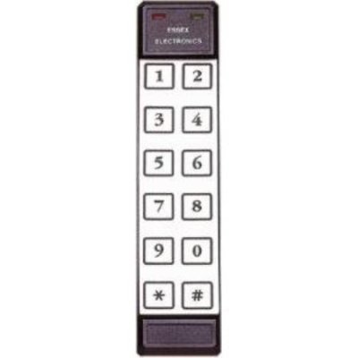 K1-26I Access Control Thinline 2x6 Keypad - Black