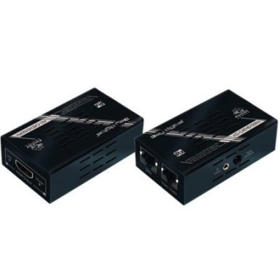 KD-CATHD150RX Key Digital HDMI/DVI via Dual CAT5e/6 Receiver (RX) Balun with One Way RS232, IR, A...