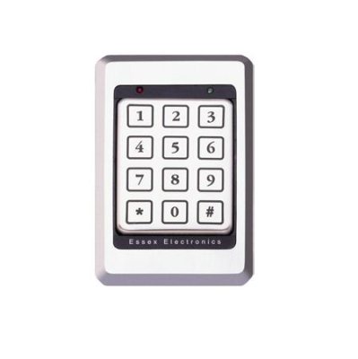 KE-265-34K Keyless Entry Access Control, 12 Pad 3x4, Black Bezel
