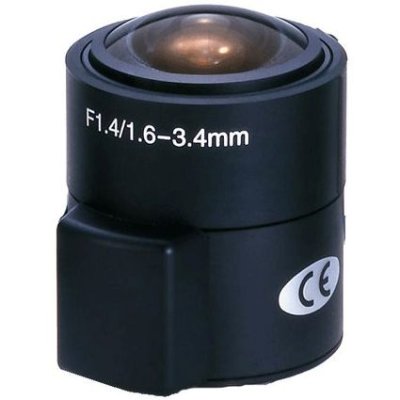 LMVZ164 KOWA 1.6-3.4MM VARIFOCAL MANUAL IRIS F 1.4 LENS