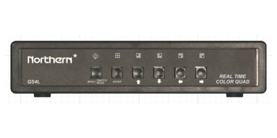 Real Time Quad/Switcher, 720 x 480 NTSC/720 x 576 PAL Resolution, 420 Milliampere, 5 Watt, 8.6" W...