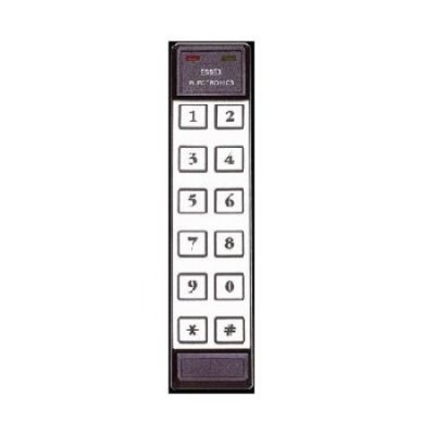 SKE-26B Self Contained Access Control Keypad with Brass Overlay