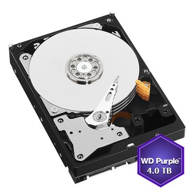 WD Purple Surveillance 4TB AV 3.5" Hard Disk Drive for DVRs/NVRs