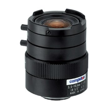 CVL35105-MI-DN-IR Computar 1/3" 3.5-10.5mm f1.0 Varifocal Manual Iris CS-Mount Day/Night IR Lens