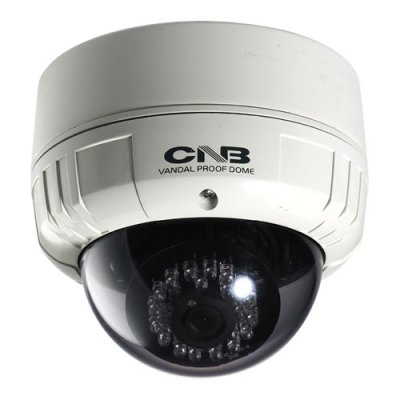 CNB-V2310NIR CNB 1/3" Sony SuperHAD CCD 3.8mm Lens 550TVL 24IR Vandal Proof Dome Camera 12VDC