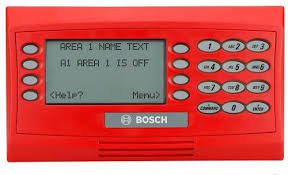 D1260 BOSCH ATM STYLE ALPHA COMMAND CENTER WITH LCD DISPLAY - RED ENCLOSURE