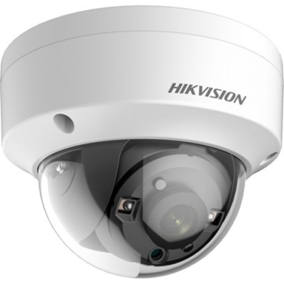 Hikvision DS-2CE57H8T-VPITF 2.8MM TurboHD 5 MP Outdoor Ultra-Low Light Camera, Dome, Fixed Lens