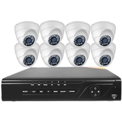 8 HD-TVI  1080P Dome Cameras DVR Kit for Business Professional Grade & 1 TB Hard Drive included  ...