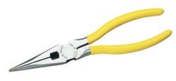 35-039 Long-Nose Pliers, Heavy-Duty with Cutter, and Stripping Holes for #12 and #14 AWG Wire, 8-...