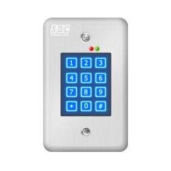 918U SDC Indoor/Outdoor Piezoelectric Keypad, Narrow, SS, & Controller, 6 Users, 2 User Groups, 1...