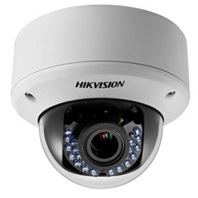 DS-2CE56C5T-AVPIR3 Hikvision 2.8-12mm Varifocal 50FPS @ 720p Outdoor IR Day/Night Dome HD-TVI Sec...