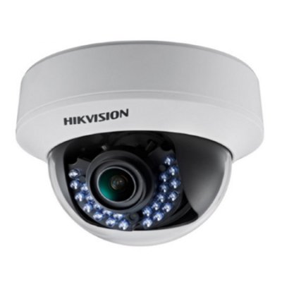 DS-2CE56D1T-AVFIRB Hikvision 2.8-12mm Varifocal 30FPS @ 1080p Indoor IR Day/Night Dome HD-TVI Sec...