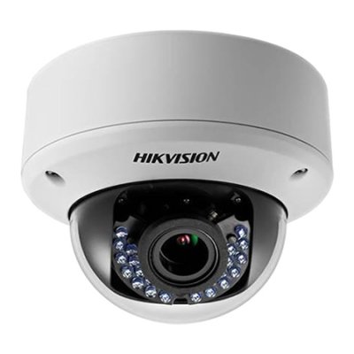 DS-2CE56D1T-AVPIR3B Hikvision 2.8-12mm Varifocal 30FPS @ 1080p Outdoor IR Day/Night Dome HD-TVI S...