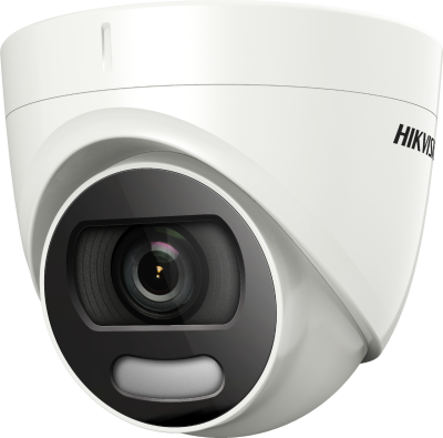 DS-2CE72HFT-F28 | HIKVISION COLORVU OUTDOOR TURRET 5MP,0.0005LUX/F1.0, 0 LUX 