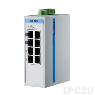 Industrial Ethernet Switch, 8x10/100Mbps ports