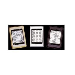 K1-34B-ERM3 Essex K1 Series 12 pad 3x4 Keypad w/ Brass Finished  Bezel + Encoded Relay Module (3 ...