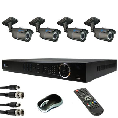 4 Bullet IR 960H DVR Kit for Business Professional Grade