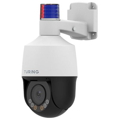 Turing TP-MPND5MV2 SMART 5MP 2.8-12mm Dual-Light Active Deterrence PTZ IP Camera with Core Licens...