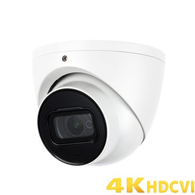 4K (8MP) Starlight IR HDCVI Eyeball Dome Camera 2.8mm Fixed Lens