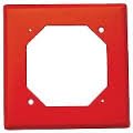 ET70WP2475WALR OUTDOOR SPEAKER/STROBE 75 CANDELA ALERT WORDING RED PLATE 