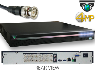 16 Channel 4MP 1U Digital Video Recorder