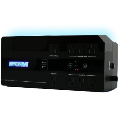 Minuteman EN450G Enspire G Uninterruptible Power Supply, 450 Va, Load Capacity 250w, Surge Protec...