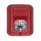 System Sensor SGRKLED-P Outdoor Compact Strobe, Wall Plain, Red