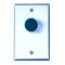 CM-7000BLE Camden Recessed Button, Single Gang Faceplate, Spring Return, N/O, Momentary, Black Pu...