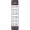 K1-26I Access Control Thinline 2x6 Keypad - Black